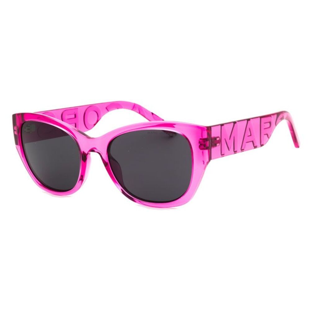 Marc Jacobs Sunglasses Cat Eye Full Rim, Fuchsia Frame and Grey Lens